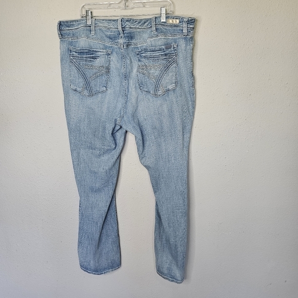 Seven7 Jeans Size 24‎ Stars and Seven Back Pocket Straight Leg High Rise - Picture 14 of 17